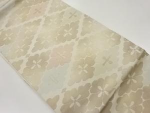 花菱模様織出し名古屋帯